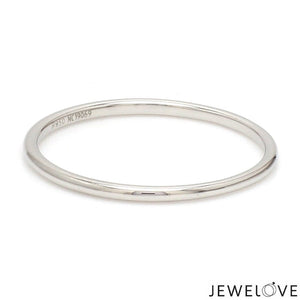 Jewelove™ Rings Women's Band only Classic 1.25mm Platinum Wedding Ring for Women SJ PTO 222-A