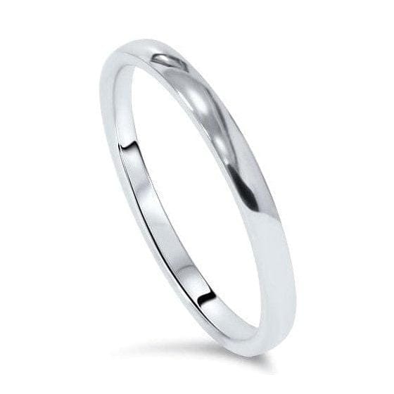 Jewelove™ Rings Classic 2mm Platinum Wedding Ring SJ PTO 222