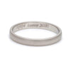 Jewelove™ Rings Classic 3mm Platinum Ring Matte Finish SJ PTO 249