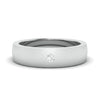 Jewelove™ Rings Classic Matte Finish Single Diamond Platinum Ring JL PT 679