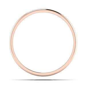 Jewelove™ Rings Classic Plain Platinum Couple Rings With a Rose Gold Border JL PT 633