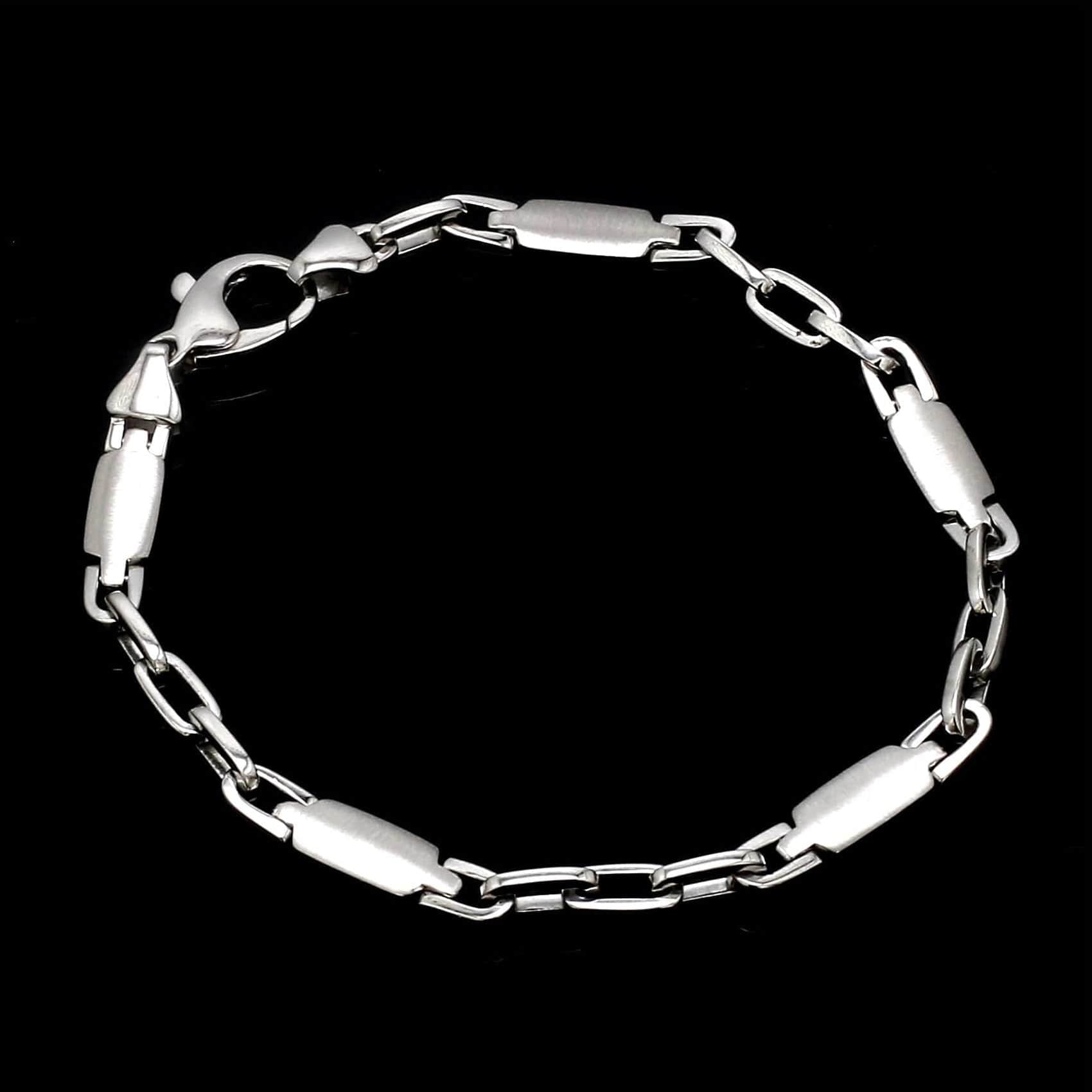 Jewelove™ Bangles & Bracelets Classic Platinum Evara Bracelet for Men JL PTB 643