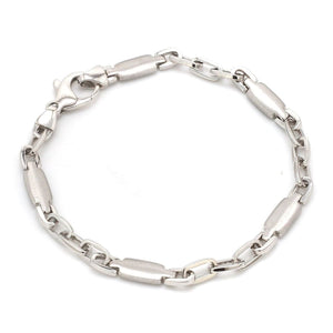 Jewelove™ Bangles & Bracelets Classic Platinum Evara Bracelet for Men JL PTB 643