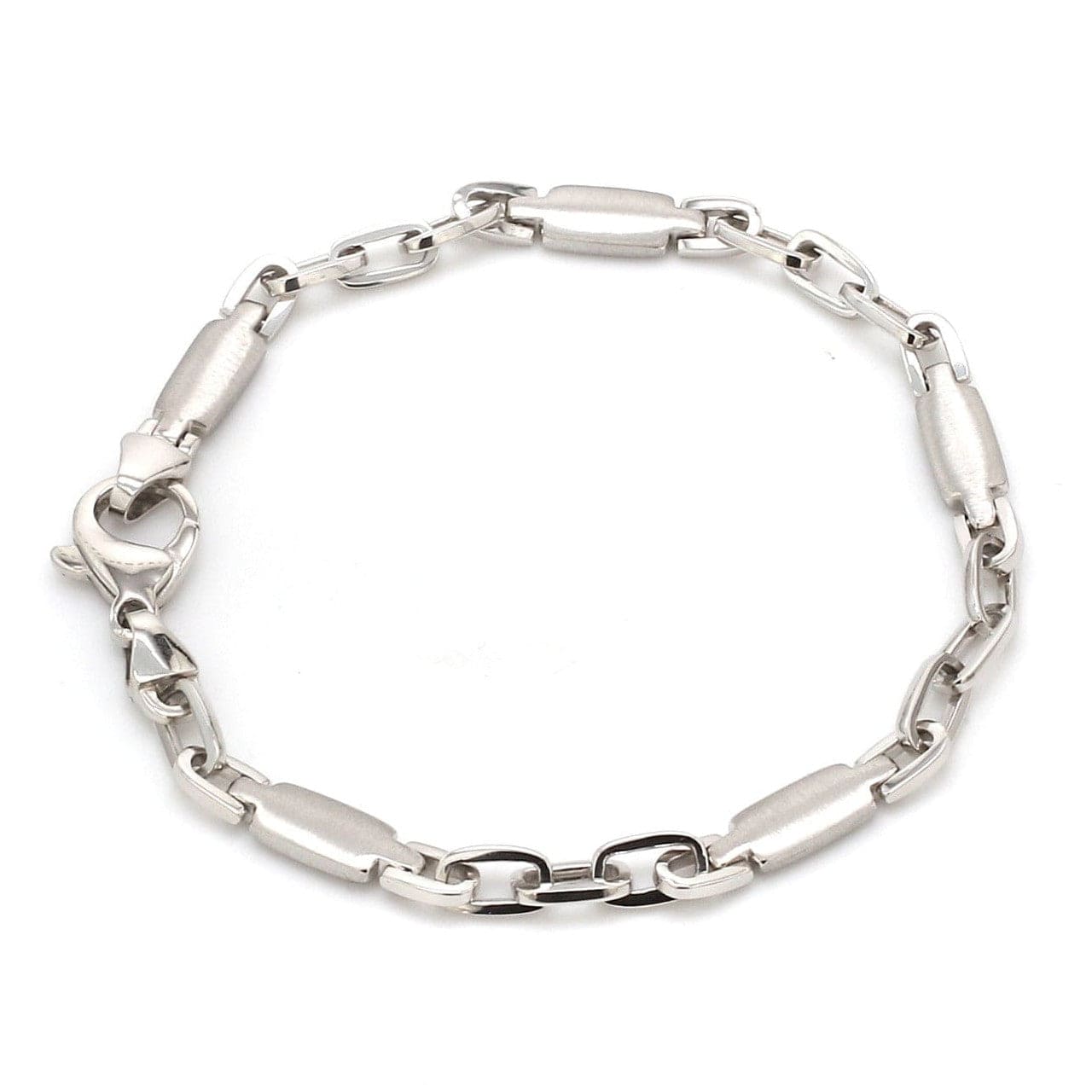 Jewelove™ Bangles & Bracelets Classic Platinum Evara Bracelet for Men JL PTB 643