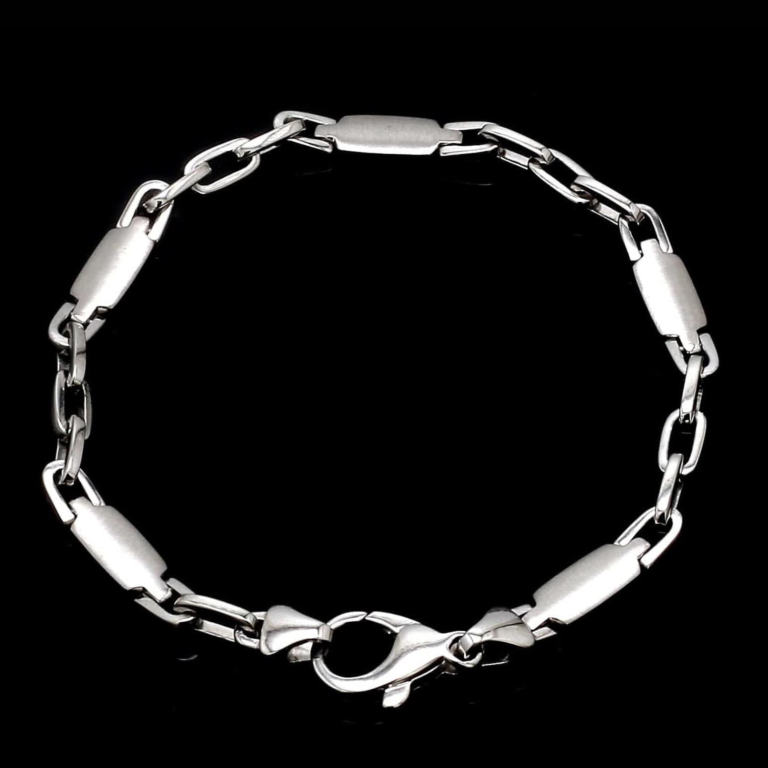 Jewelove™ Bangles & Bracelets Classic Platinum Evara Bracelet for Men JL PTB 643