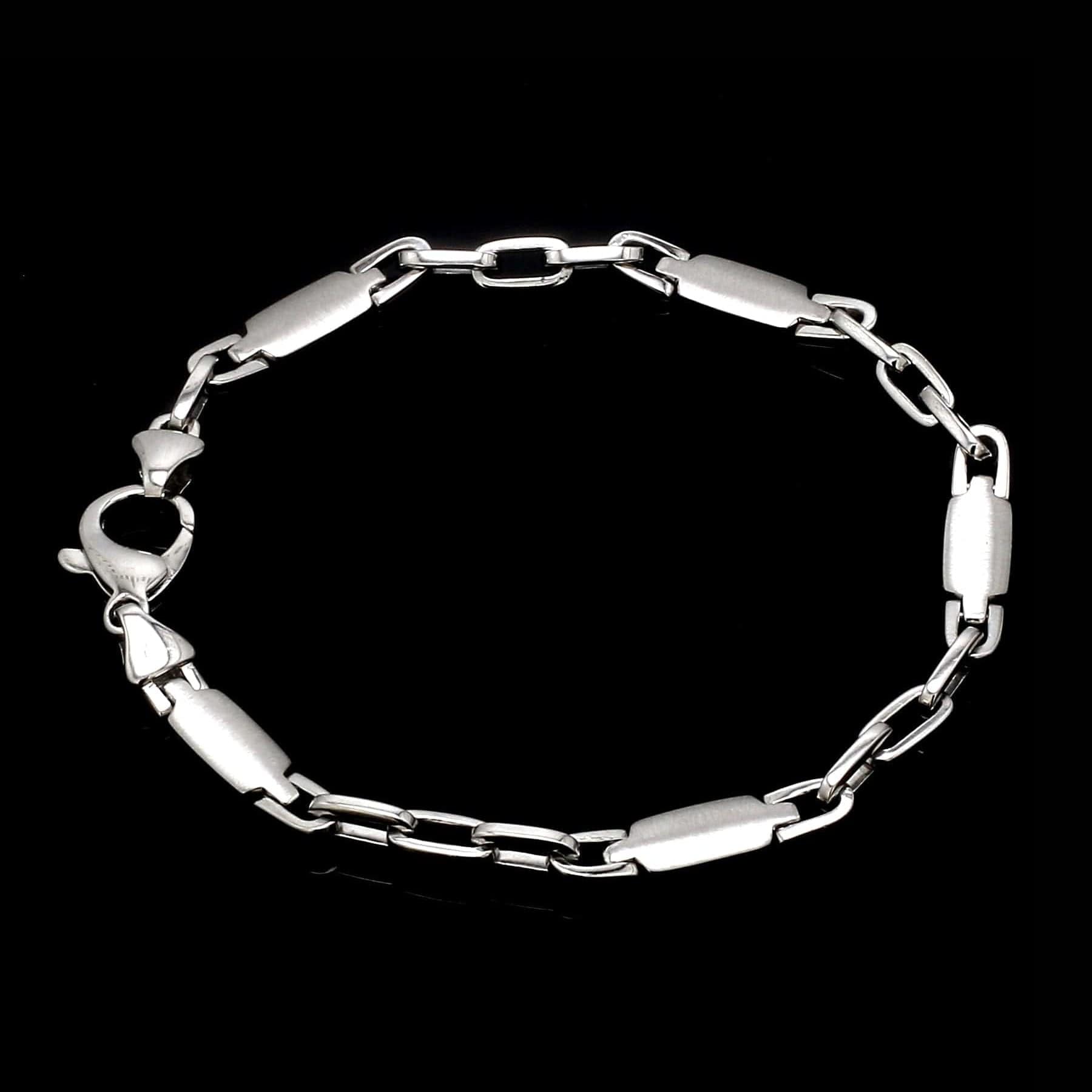 Jewelove™ Bangles & Bracelets Classic Platinum Evara Bracelet for Men JL PTB 643