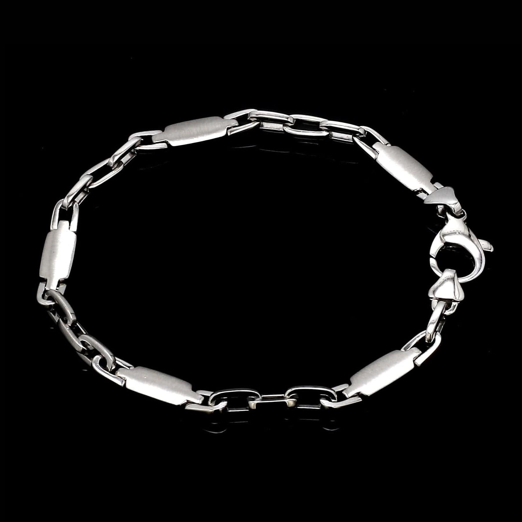 Jewelove™ Bangles & Bracelets Classic Platinum Evara Bracelet for Men JL PTB 643