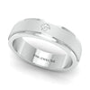 Jewelove™ Rings Classic Platinum Solitaire Love Bands SJ PTO 101