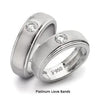 Jewelove™ Rings Classic Platinum Solitaire Love Bands SJ PTO 101