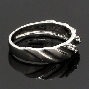 Jewelove™ Rings Compliments of Love Designer Platinum Couple Rings with Diamonds JL PT 533