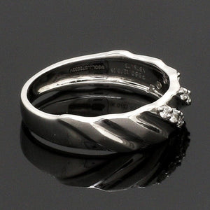 Jewelove™ Rings Compliments of Love Designer Platinum Couple Rings with Diamonds JL PT 533