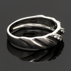 Jewelove™ Rings Compliments of Love Designer Platinum Couple Rings with Diamonds JL PT 533