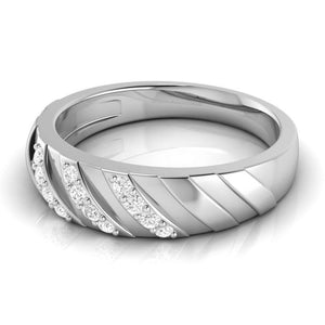 Jewelove™ Rings Compliments of Love Designer Platinum Couple Rings with Diamonds JL PT 533