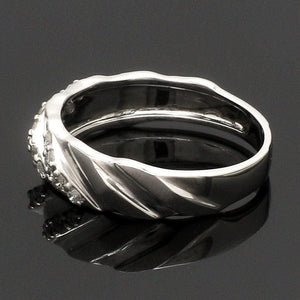 Jewelove™ Rings Compliments of Love Designer Platinum Couple Rings with Diamonds JL PT 533