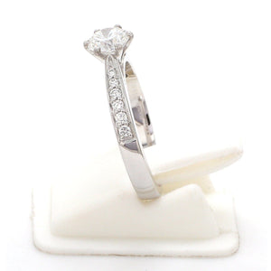 Jewelove™ Rings Customised 0.70 cts. Platinum Diamond Solitaire Ring JL PT 917