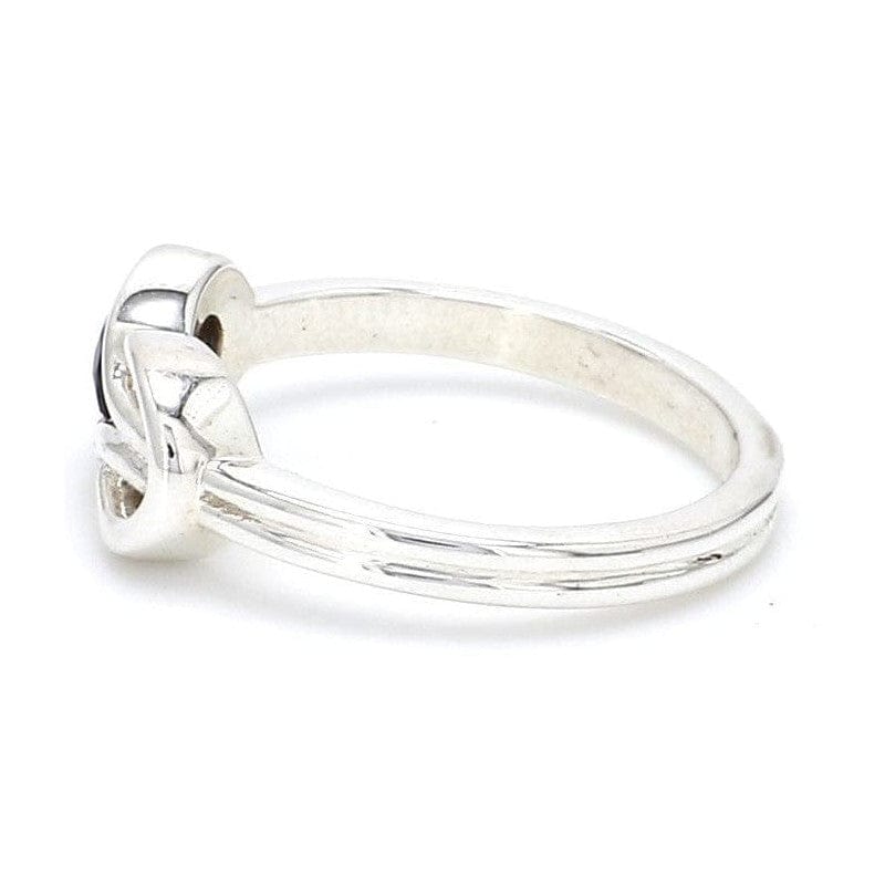 Jewelove™ Rings Customised Infinity Silver Ring for Women JL AG 468