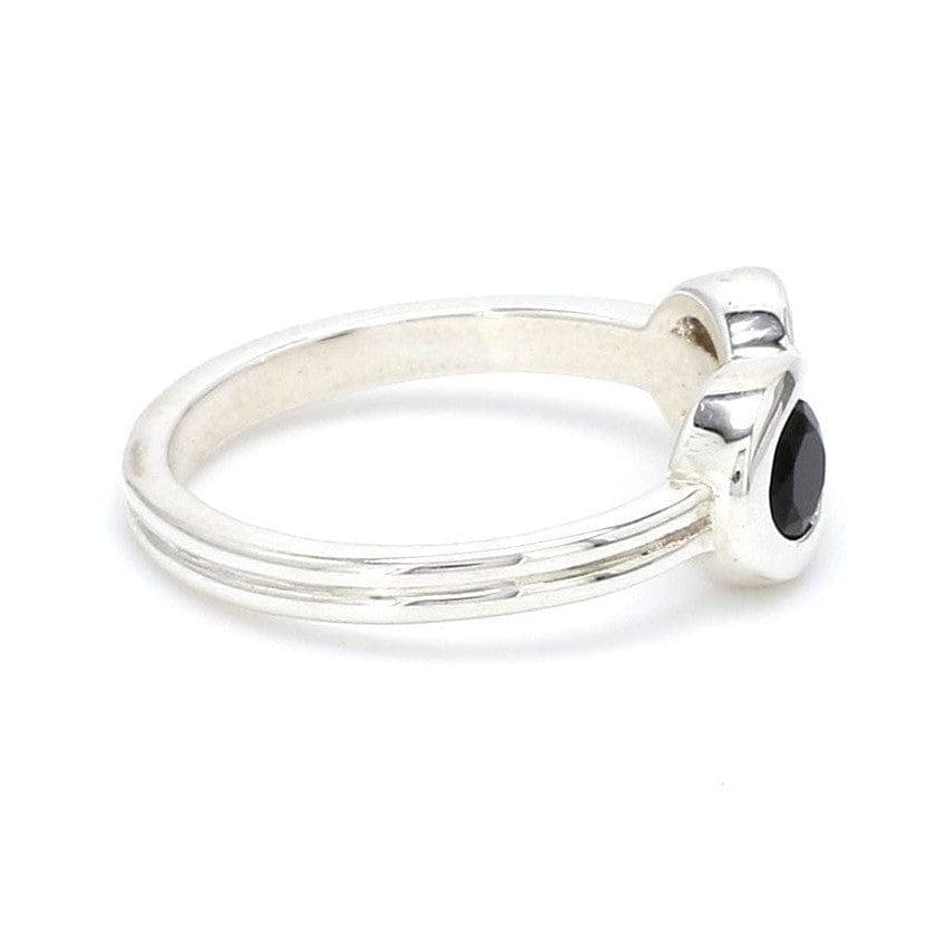 Jewelove™ Rings Customised Infinity Silver Ring for Women JL AG 468