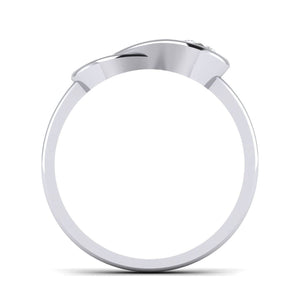 Jewelove™ Rings Customised Infinity Silver Ring for Women JL AG 468