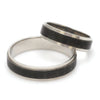 Jewelove™ Rings Customised Platinum Band with Black Rhodium JL PT 950