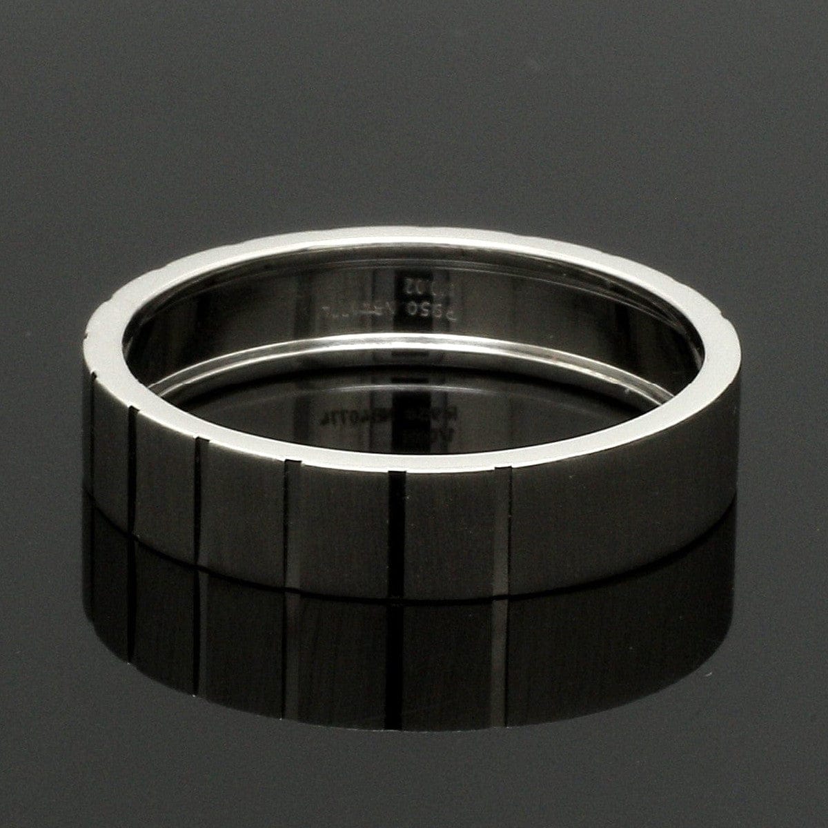 Jewelove™ Rings Men's Band only Customised Platinum Men’s Rings with Black Diamond JL PT 953-Black