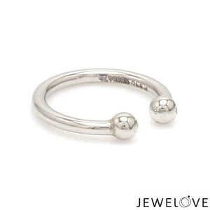 Jewelove™ Customised Platinum Nosering by Jewelove JL PT NP 105