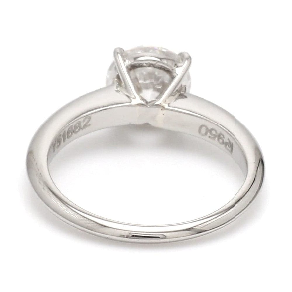 Jewelove™ Rings Customised Platinum Ring with Moissanite JL PT 1270