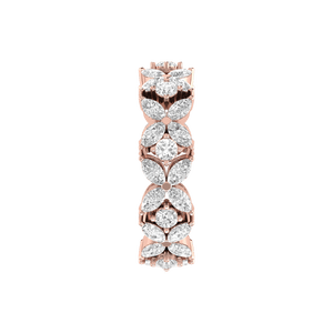 Jewelove™ Rings Designer 18K Rose Gold Diamond Ring for Women JL AU RD RN 9292R