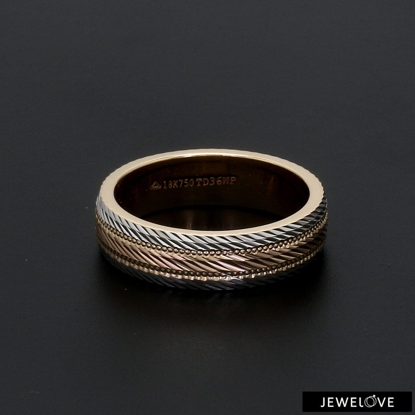 Unisex white gold on sale rings