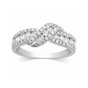 Jewelove™ Rings Designer Diamond Knot Ring by Jewelove JL AU 112