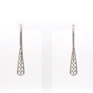 Jewelove™ Earrings Designer Filigree Platinum Earrings for Women JL PT E 199