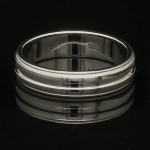 Jewelove™ Rings Designer Half Eternity & Plain Platinum Couple Rings JL PT 524