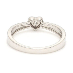 Jewelove™ Rings Designer Heart Platinum Love Bands JL PT 922