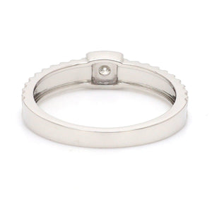 Jewelove™ Rings Designer Heart Platinum Love Bands JL PT 922