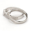 Jewelove™ Rings Designer Heart Platinum Love Bands JL PT 922