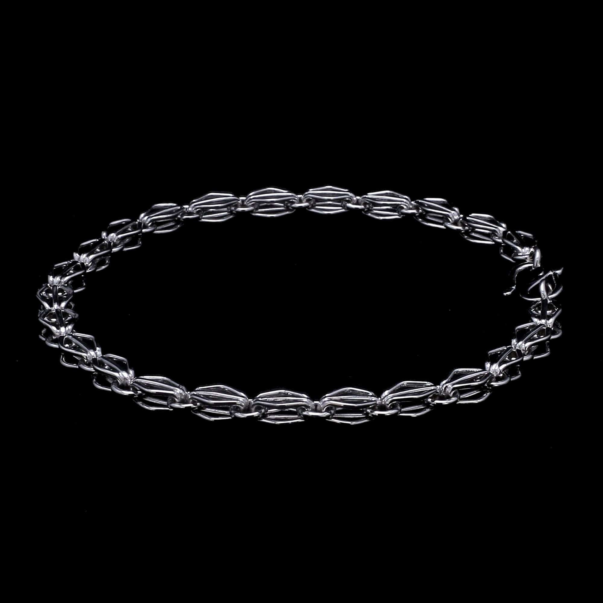 Jewelove™ Bangles & Bracelets Designer Platinum Bracelet for Men JL PTB 1173