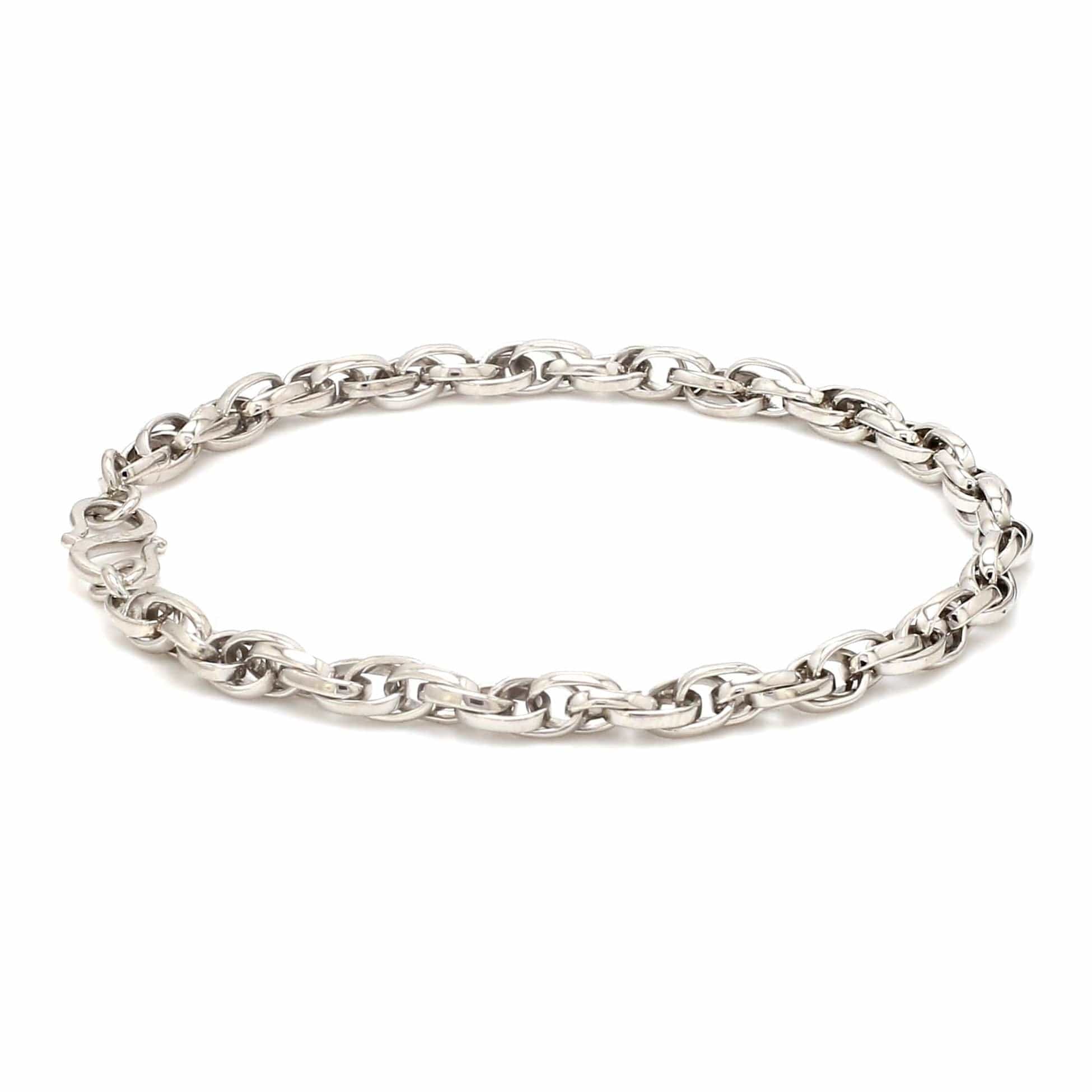 Jewelove™ Bangles & Bracelets Designer Platinum Bracelet for Men JL PTB 685