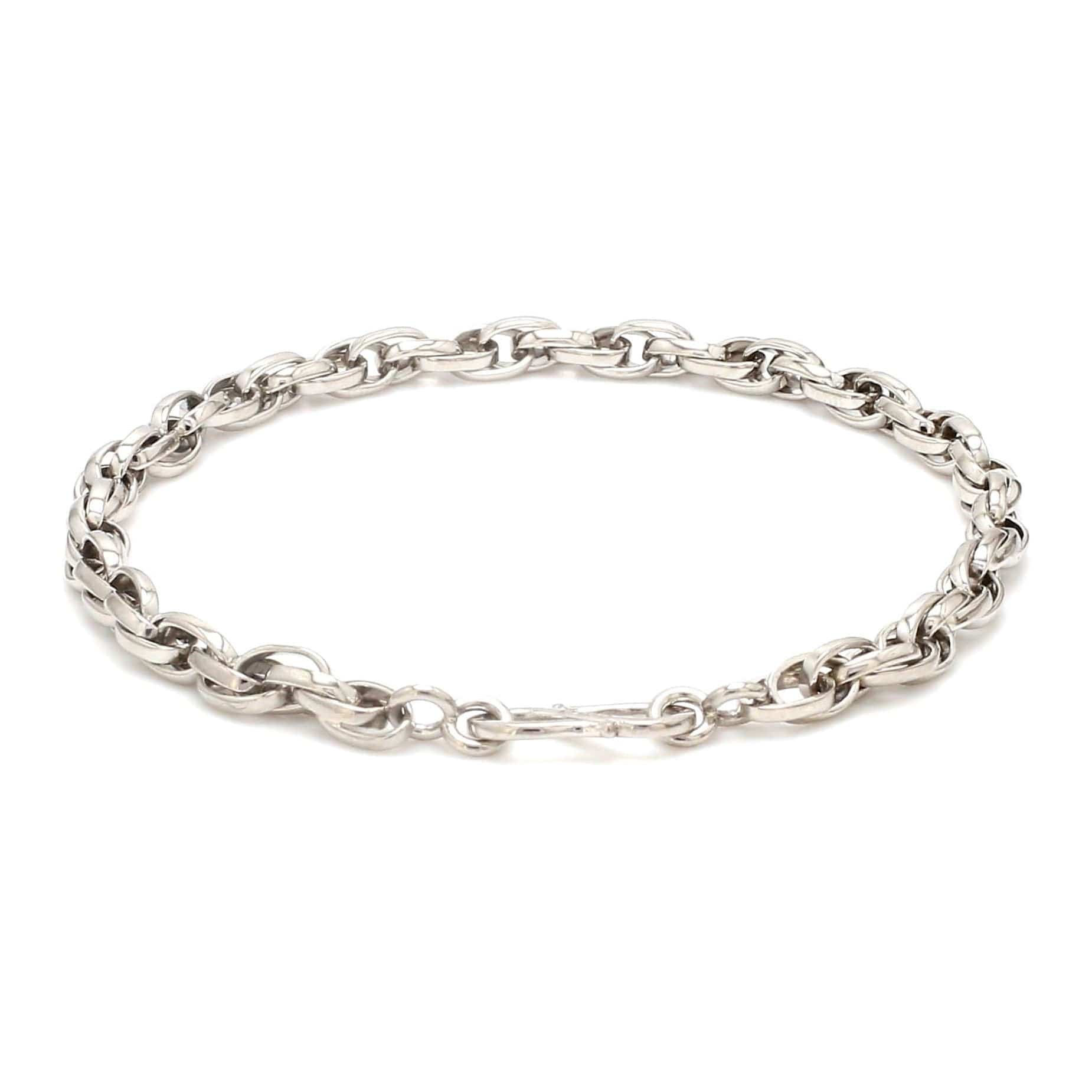 Jewelove™ Bangles & Bracelets Designer Platinum Bracelet for Men JL PTB 685