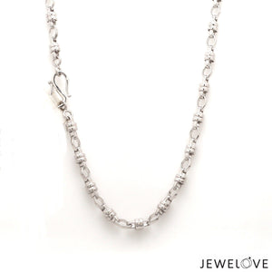 Jewelove™ Chains Designer Platinum Chain for Men JL PT CH 1185