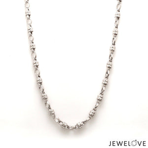 Jewelove™ Chains Designer Platinum Chain for Men JL PT CH 1185