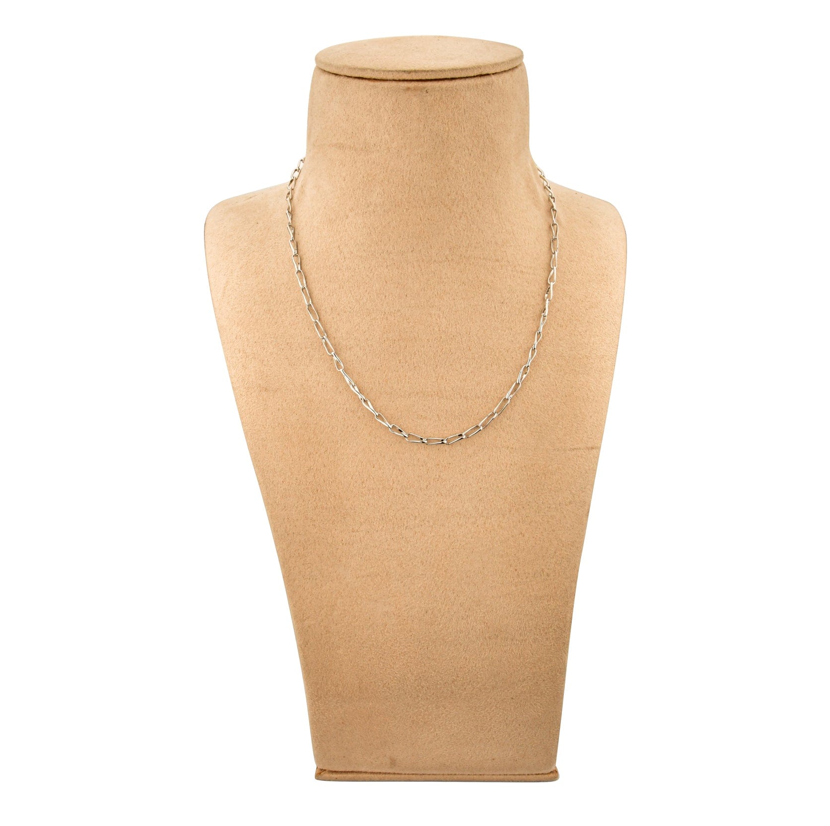 Jewelove™ Chains Designer Platinum Chain with Curved Link JL PT CH 781