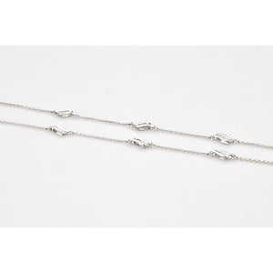 Jewelove™ Chains Designer Platinum Chain with Loops JL PT CH 803