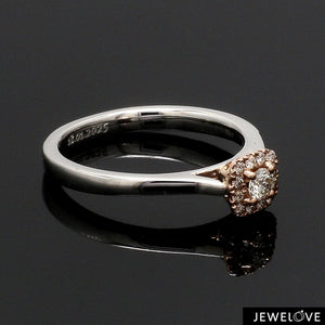 Jewelove™ Rings Designer Platinum Couple Rings with Diamonds JL PT 920