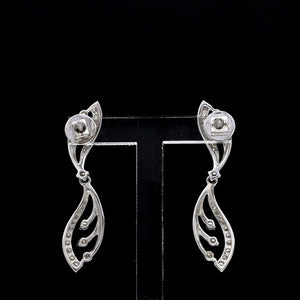 Jewelove™ Pendants & Earrings Designer Platinum Diamond Earrings for Women JL PT E 344