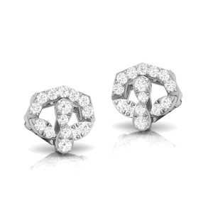 Jewelove™ Earrings Designer Platinum Diamond Earrings for Women JL PT E OLS 14