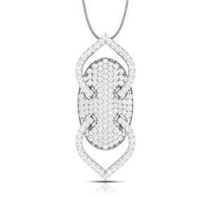 Jewelove™ Pendants Designer Platinum Diamond Pendant for Women JL PT P NL8521