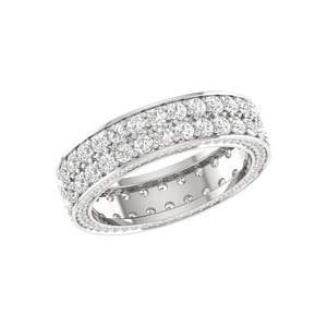 Jewelove™ Rings Designer Platinum Diamond Wedding Ring for Women JL PT RD RN 9277