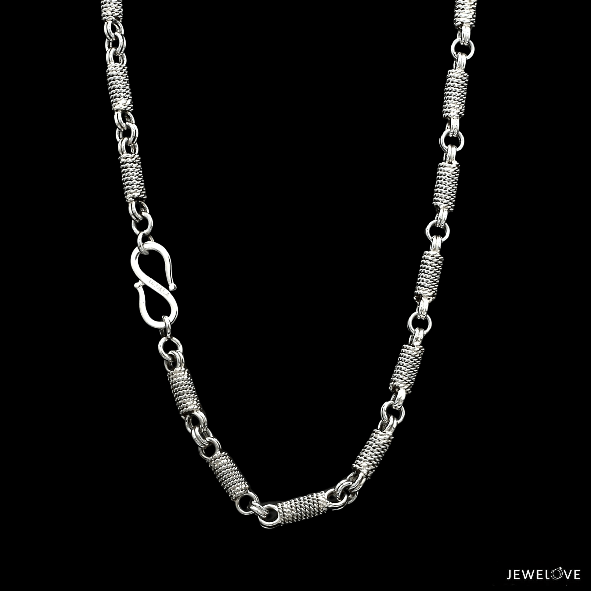 Jewelove™ Chains Designer Platinum Links Chain for Men JL PT CH 1153