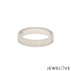 Jewelove™ Rings Designer Platinum Love Bands JL PT 1323