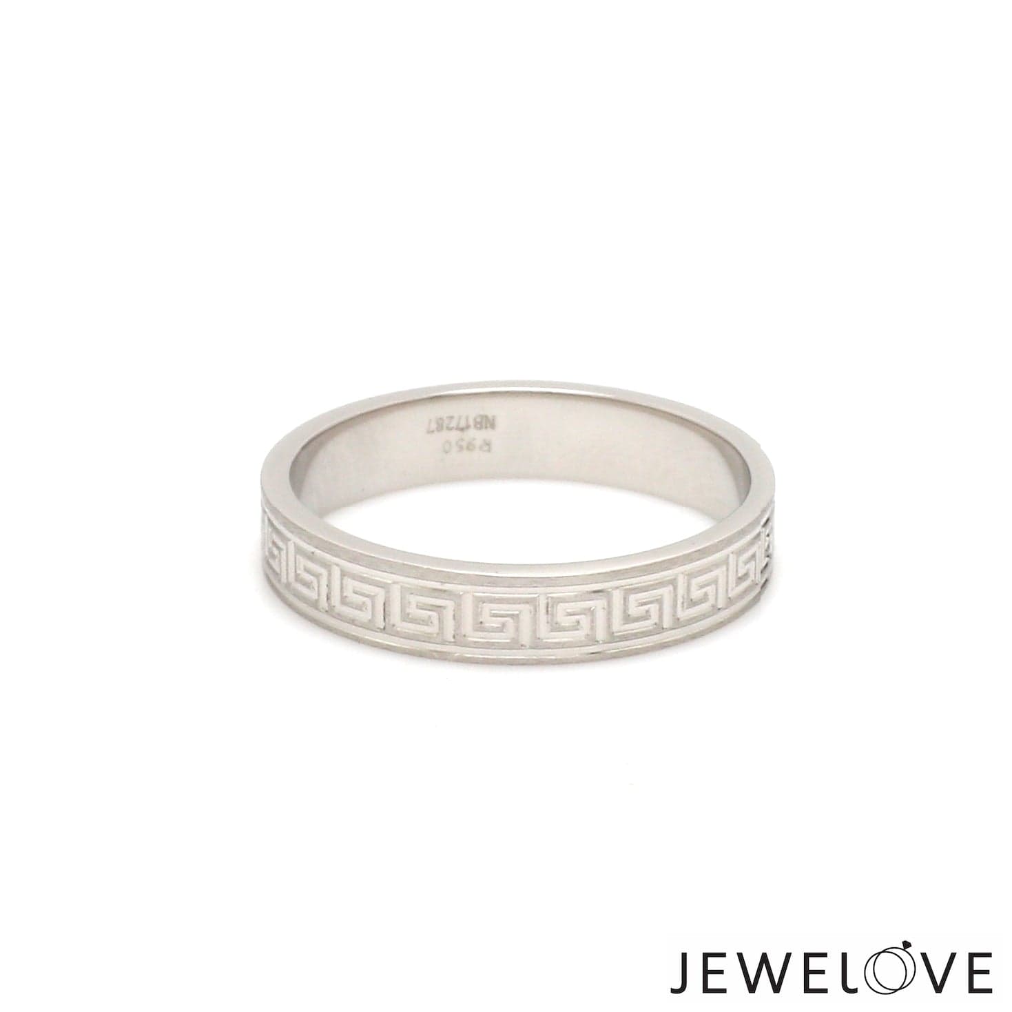 Jewelove™ Rings Designer Platinum Love Bands JL PT 1323