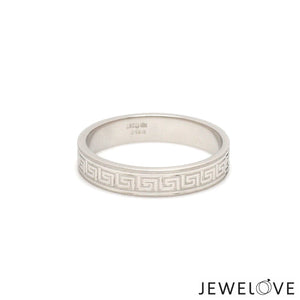 Jewelove™ Rings Designer Platinum Love Bands JL PT 1323